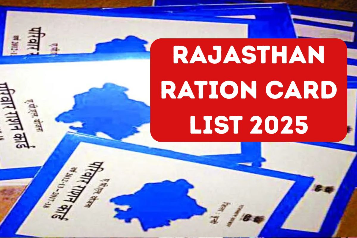 Rajasthan Ration Card List 2025, Download List Online