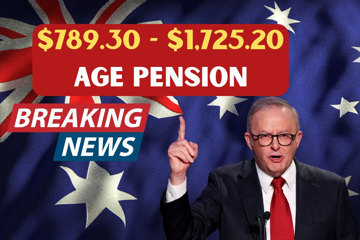 $789.30 - $1,725.20 Australia Age Pension In June 2025