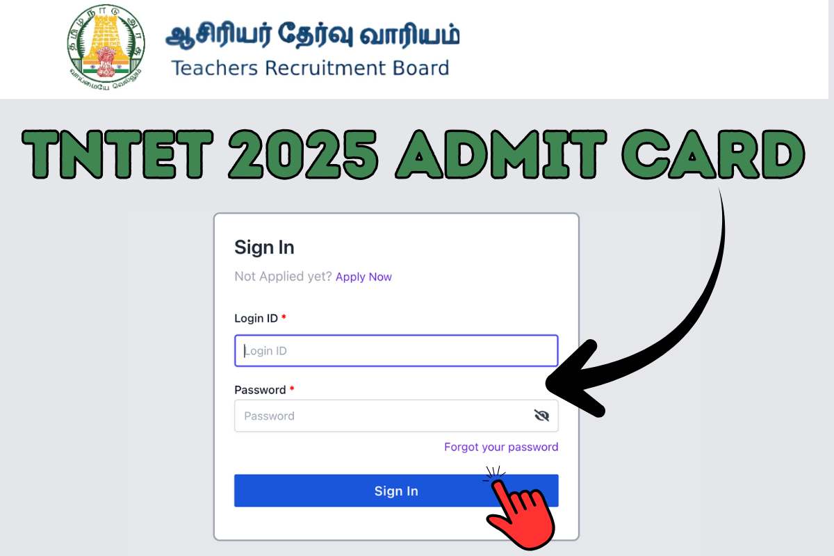 TNTET 2025 Admit Card